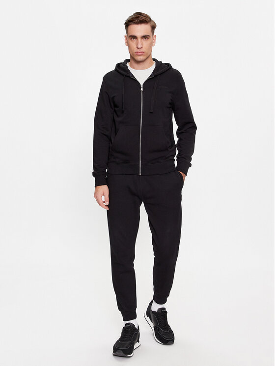 Guess Guess Μπλούζα M4RQ48 KBK32 Μαύρο Regular Fit
