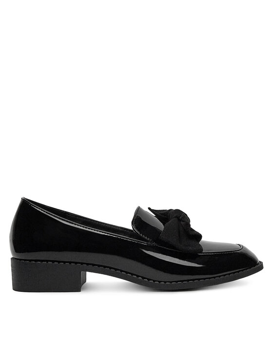 DeeZee DeeZee Loaferek SQ873-1-BLACK PAT Fekete