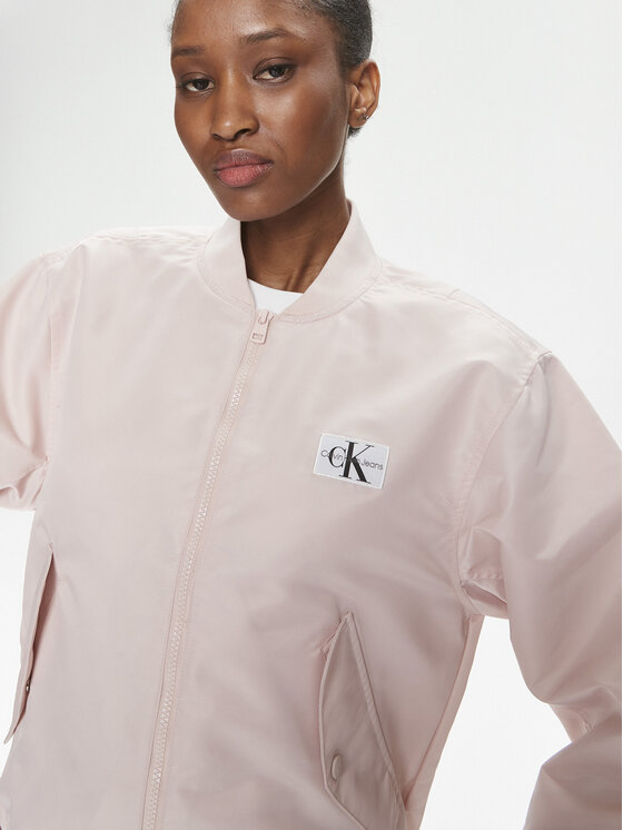 Calvin Klein Jeans Calvin Klein Jeans Kurtka bomber J20J223034 Różowy Relaxed Fit