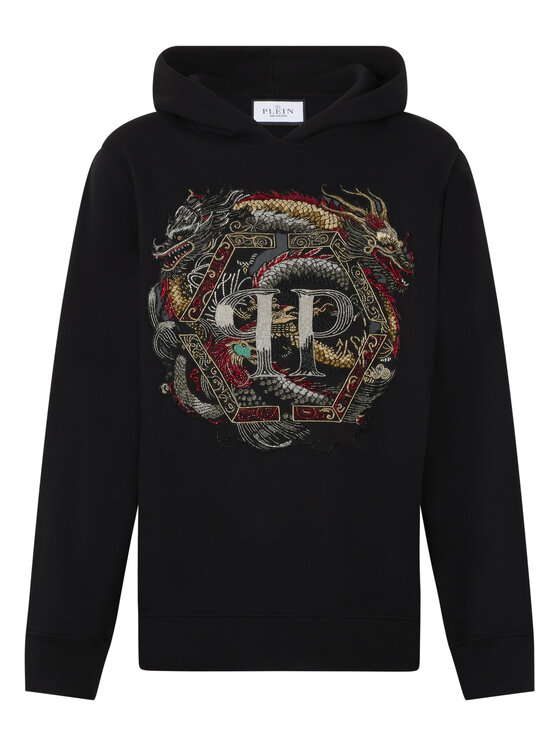 PHILIPP PLEIN PHILIPP PLEIN Felpa 29741 Nero Regular Fit