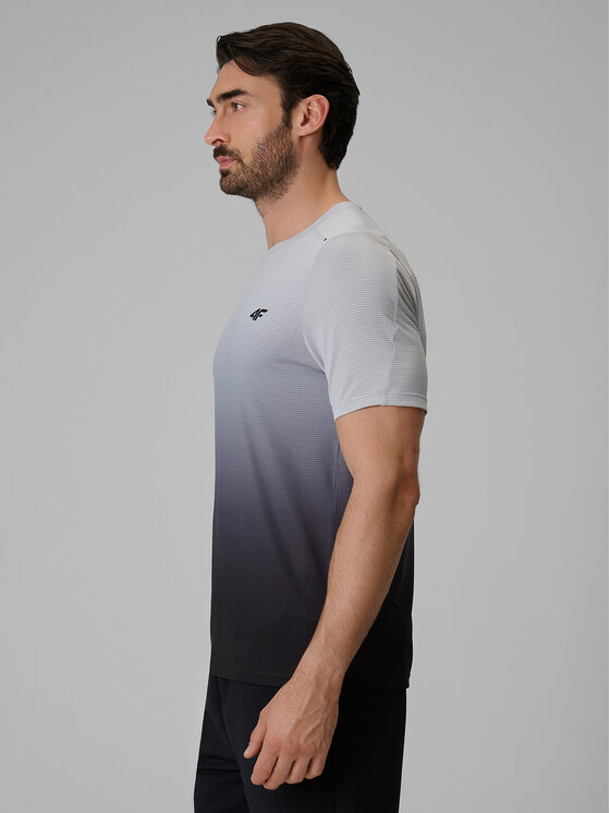 4F 4F Koszulka techniczna NO LIMITS Szary Regular Fit