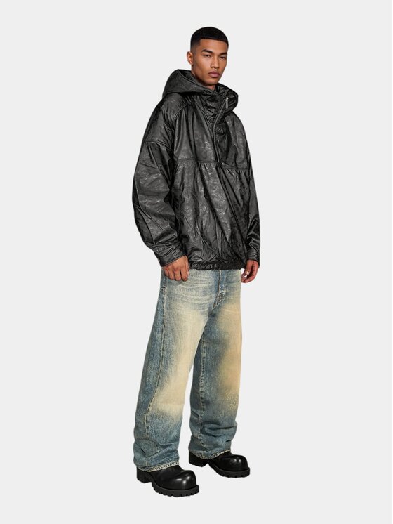 MADE BY SOCIETY MADE BY SOCIETY Kurtka anorak Jacheta Hardwear - J17634 Czarny Basic Fit