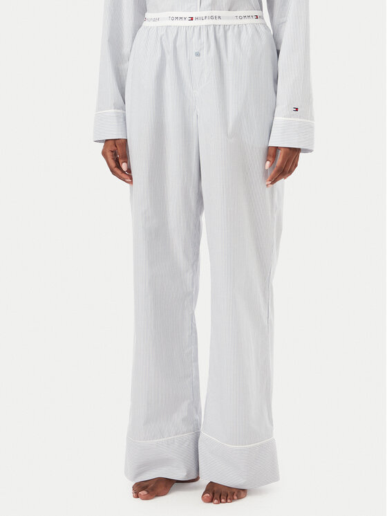 Tommy Hilfiger Tommy Hilfiger Pyjamahose UW0UW06692 Hellblau Regular Fit