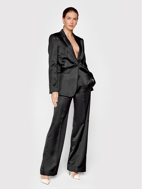 Calvin Klein Calvin Klein Giacca da abito Duchess Satin K20K204176 Nero Slim Fit