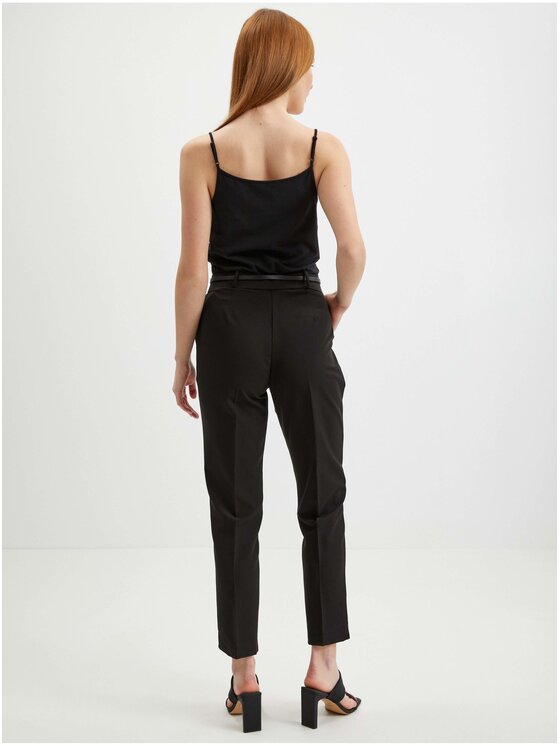 Orsay Orsay Spodnie damskie 353136-660000__38 Czarny Regular Fit