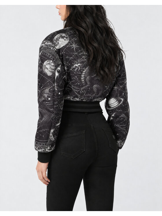 PHILIPP PLEIN PHILIPP PLEIN Bomber 31131 Nero Regular Fit