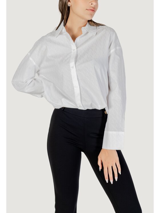 Armani Exchange Armani Exchange Blusa XW001424 AF16631 Bianco Casual Fit