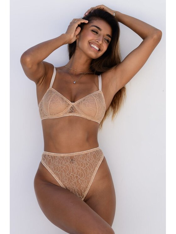 Love and Hate Love and Hate Reggiseno con ferretto Issa Nude Beige