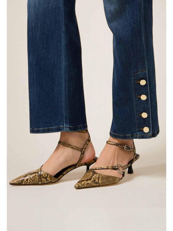 Oltre Oltre Jeans P411R008683N024 Blu Baggy Fit