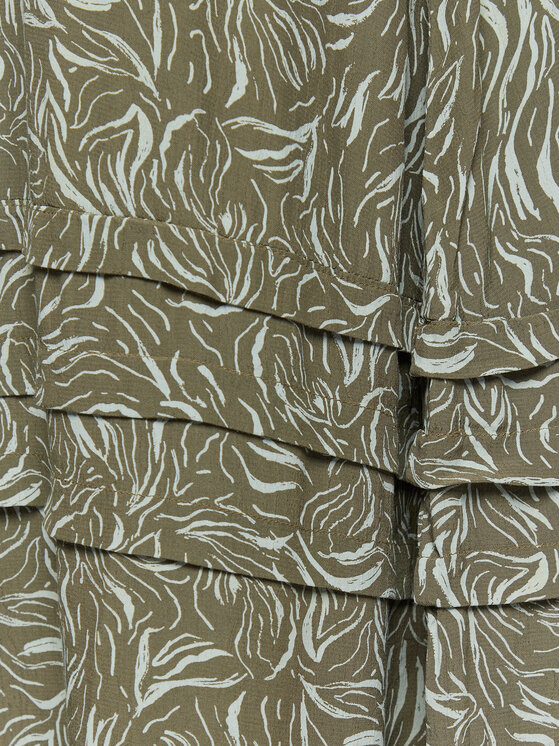 Moss Copenhagen Moss Copenhagen Srajčna obleka Jenica 16941 Zelena Regular Fit