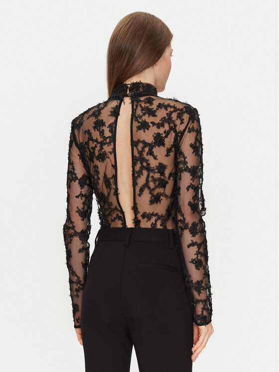 Babylon Babylon κορμάκι S00305 Μαύρο Slim Fit