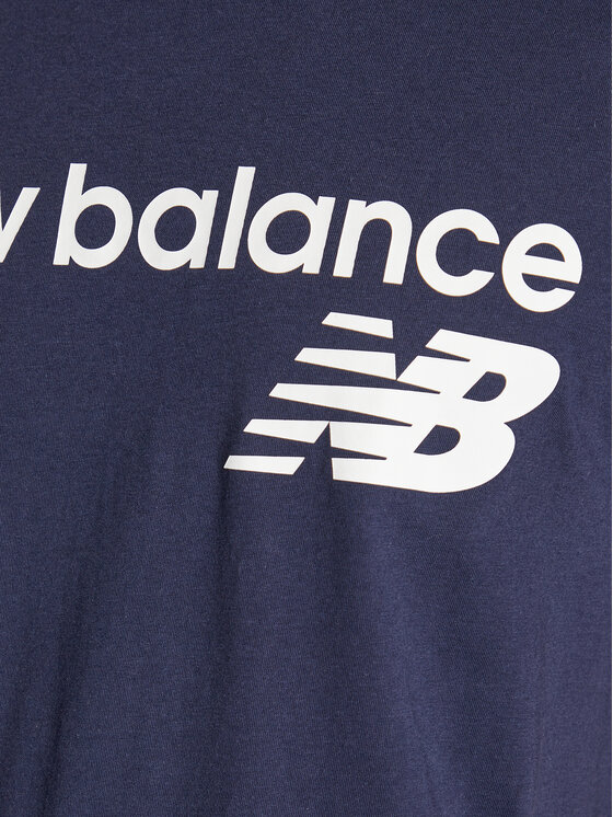 New Balance New Balance Marškinėliai Classic Core Logo MT03905 Tamsiai mėlyna Athletic Fit