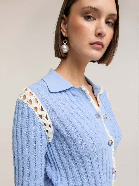 Motivi Motivi Maglione M136W003826N0R4 Turchese Slim Fit