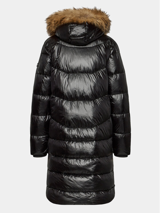 Frieda & Freddies Frieda & Freddies Пухено яке 1847C Черен Regular Fit