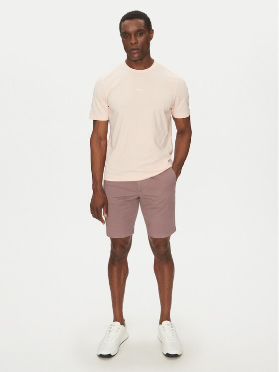 BOSS BOSS Шорти з тканини 50536884 Рожевий Regular Fit