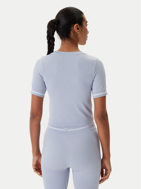 Guess Guess Тишърт V6RP02 Z4692 Светлосиньо Slim Fit