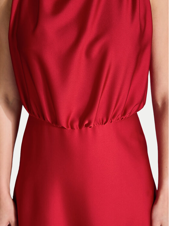 Swing Swing Kokteilinė suknelė 5AI13700 Raudona Regular Fit