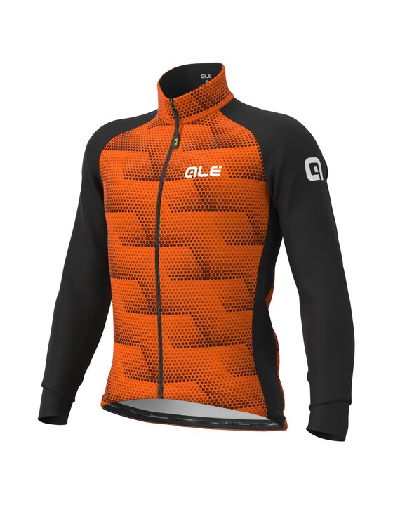 Alé Cycling Alé Cycling Kurtka outdoor Solid Sharp Pomarańczowy Regular Fit