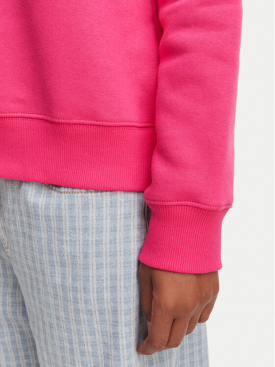 Tommy Jeans Tommy Jeans Pulóver Flag DW0DW19959 Rózsaszín Regular Fit
