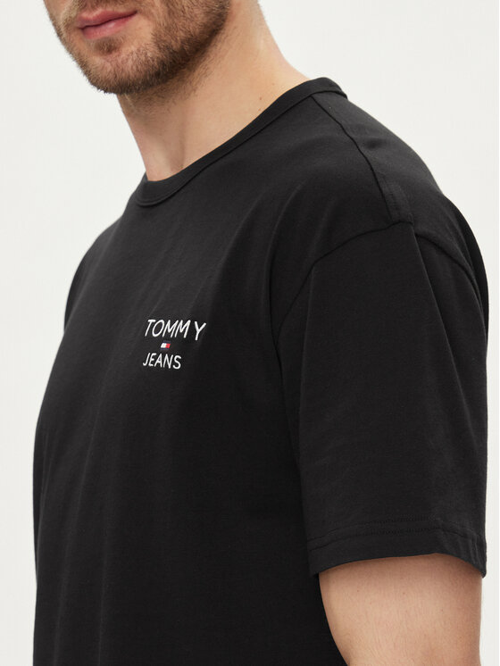 Tommy Jeans Tommy Jeans T-Shirt DM0DM18872 Černá Regular Fit