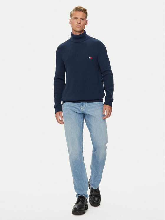 Tommy Jeans Tommy Jeans Garbó Badge DM0DM19434 Sötétkék Slim Fit