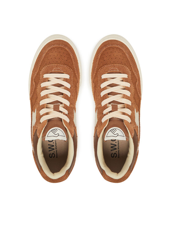 S.W.C Stepney Workers Club S.W.C Stepney Workers Club Сникърси Pearl YA24200 Кафяв
