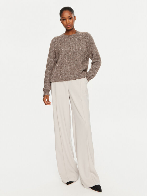 Marella Marella Sweter Sapri 2423366155 Beżowy Regular Fit