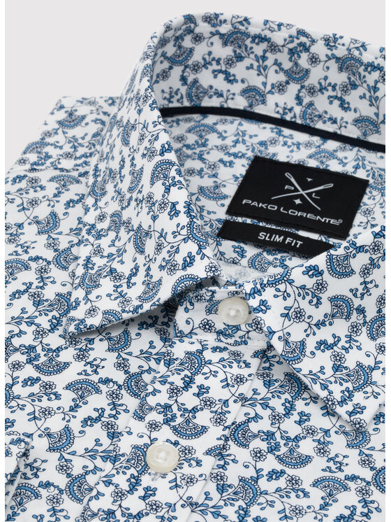 Pako Lorente Pako Lorente Koszula P23SF-1X-002 Biały Slim Fit