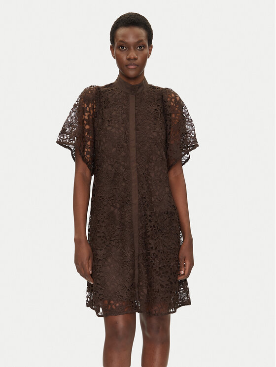 Bruuns Bazaar Sukienka koktajlowa Sago Philly BBW4583 Czarny Loose Fit