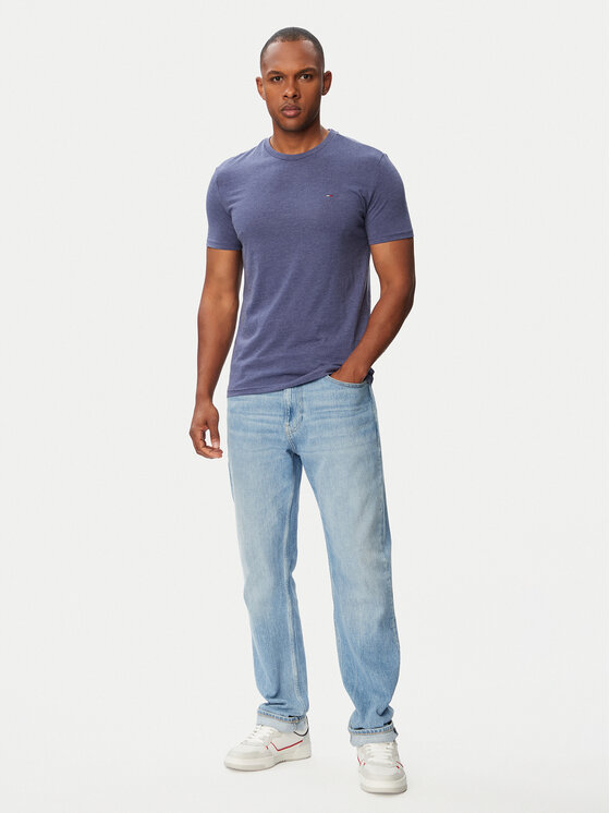 Tommy Jeans Tommy Jeans T-Shirt Jaspe DM0DM20363 Μπλε Slim Fit