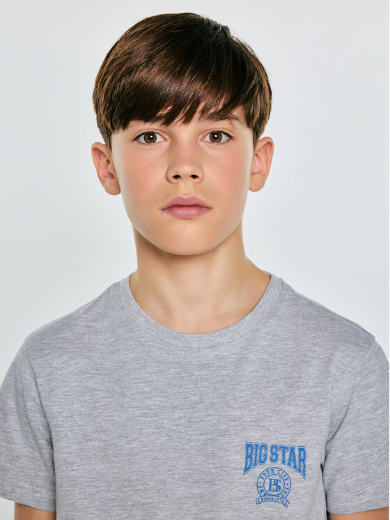 BIG STAR BIG STAR T-Shirt RAFER Szary Basic Fit