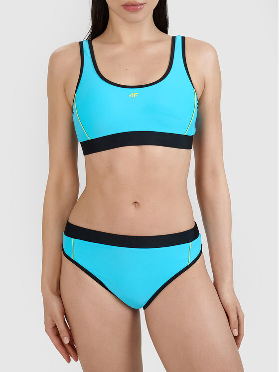 4F 4F Dół od bikini CHILLY WAVES Niebieski