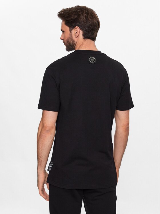 Plein Sport Plein Sport T-Shirt Tiger PACC MTK6318 SJY001N Czarny Regular Fit