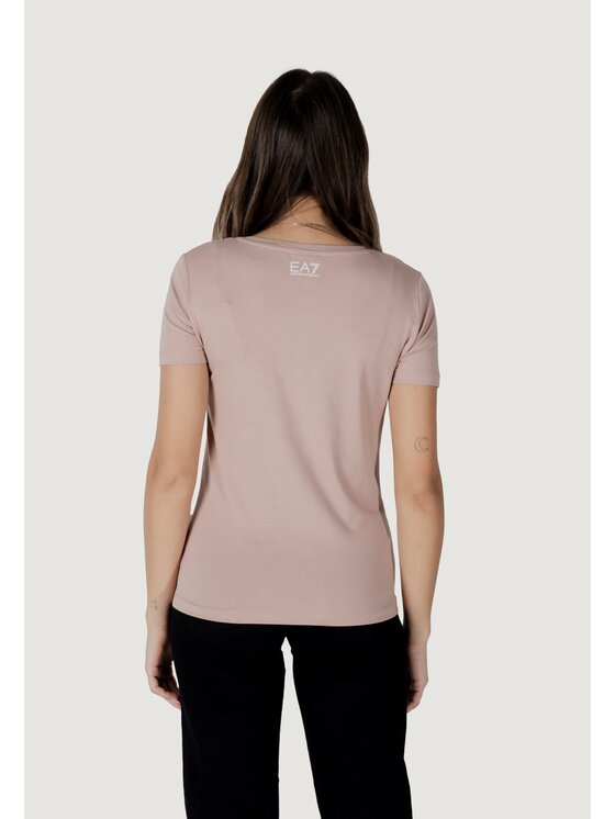 EA7 Emporio Armani EA7 Emporio Armani T-Shirt 7W000187 AF10373 Różowy Casual Fit