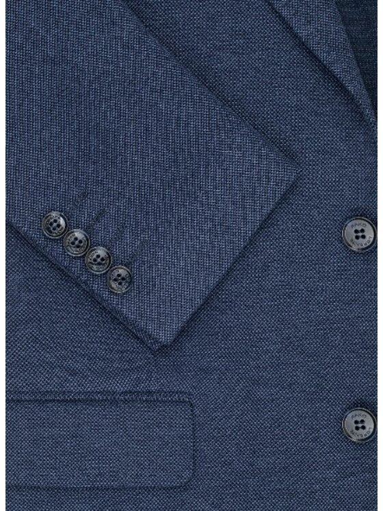 Pako Lorente Pako Lorente Marynarka P25SF-3X-012 Granatowy Slim Fit