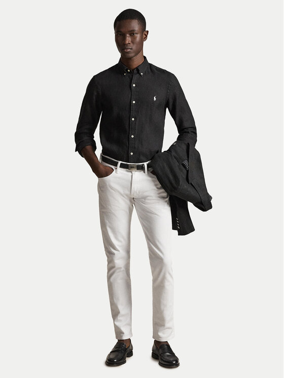 Polo Ralph Lauren Polo Ralph Lauren Πουκάμισο 710968915503 Μαύρο Slim Fit