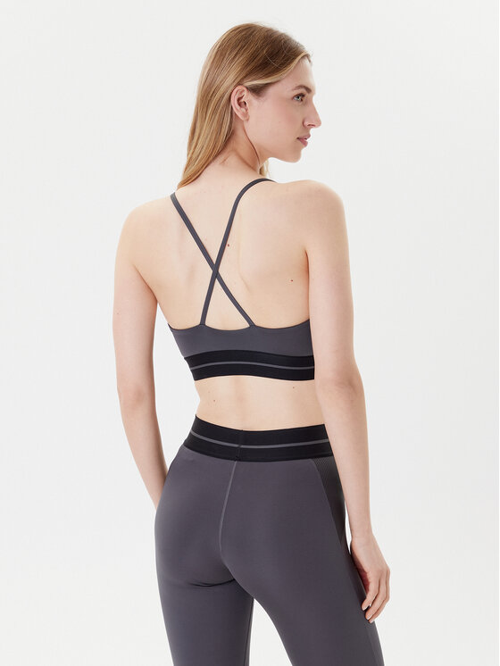 adidas adidas Sporta krūšturis Hyperglam JN2661 Pelēks Slim Fit