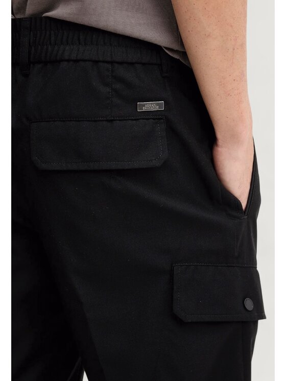 Armani Exchange Armani Exchange Pantaloni chino XM001208 AF12041 Nero Casual Fit