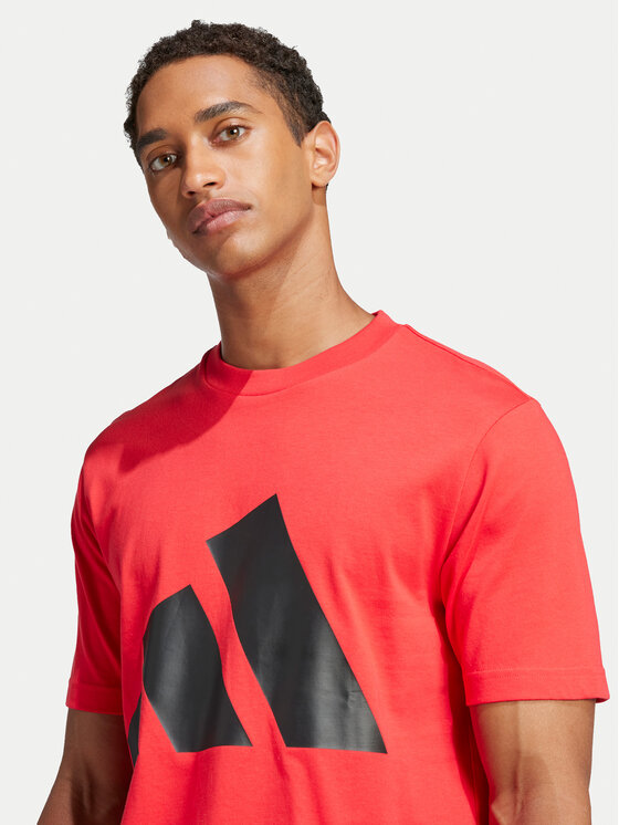 adidas adidas T-shirt Essentials Big Logo JE8934 Crvena Regular Fit