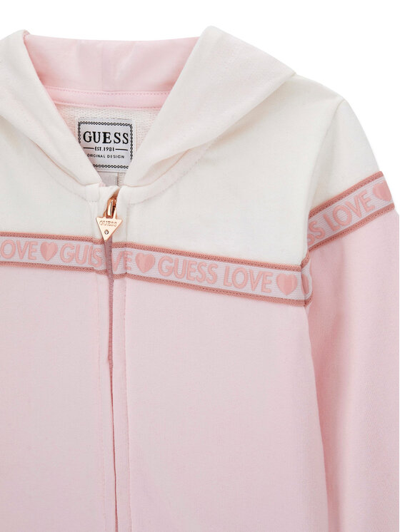 Guess Guess Súprava mikina a legíny K6RG00 KA6R4 Ružová Regular Fit