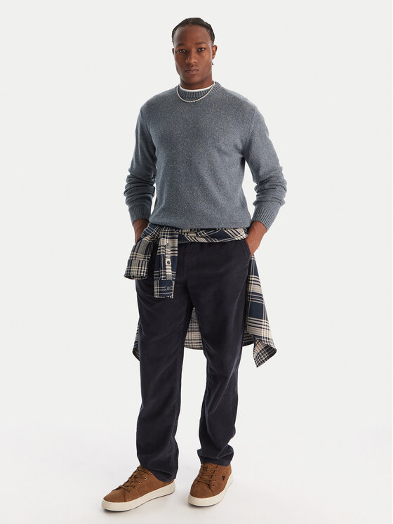 Quiksilver Quiksilver Sweter Slow Song Neppy EQYSW03325 Niebieski Regular Fit