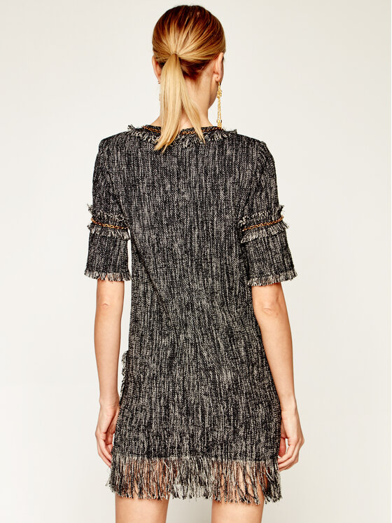 Elisabetta Franchi Elisabetta Franchi Коктейльна сукня AB-003-03E2-V599 Чорний Slim Fit