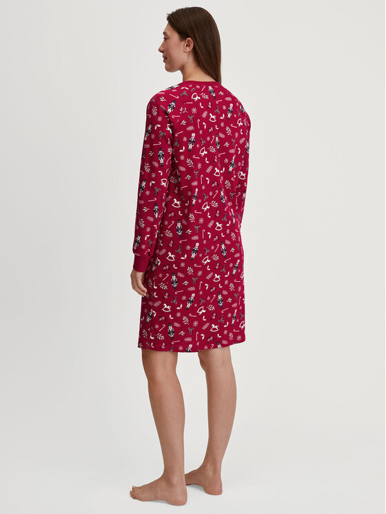 Calida Calida Noční košile 31395 Červená Comfortable Fit