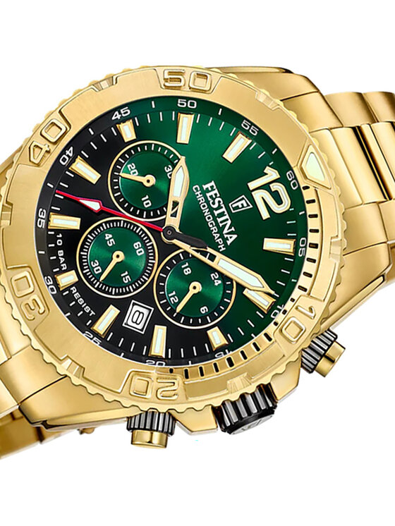 Festina Festina Zegarek F20684-3 Złoty