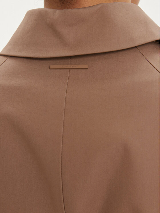 Calvin Klein Calvin Klein Trench K20K206318 Bej Relaxed Fit