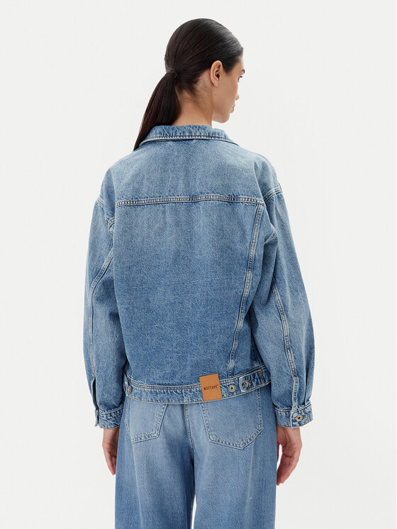 Mustang Mustang Jeansjacke Arcata 1016219 Blau Loose Fit