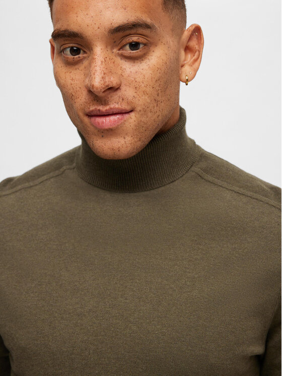 Selected Homme Selected Homme Гольф 16074684 Зелений Regular Fit