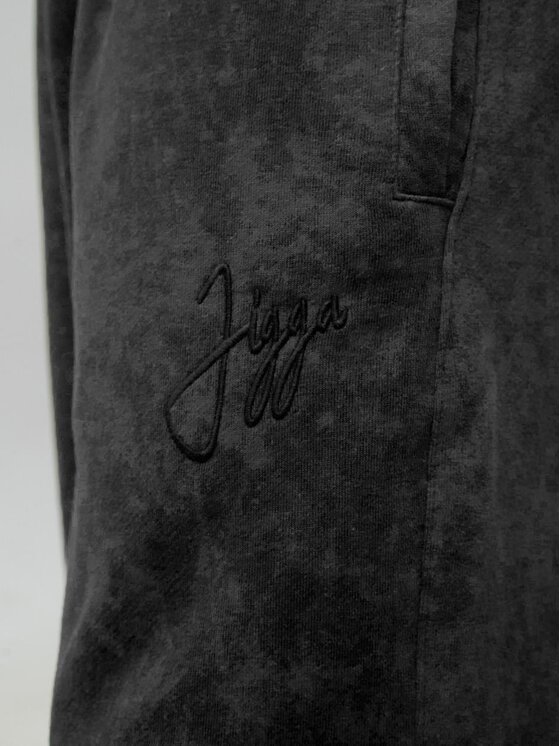 Jigga Wear Jigga Wear Spodnie dresowe Szerokie luźne 132139 Czarny Baggy Fit