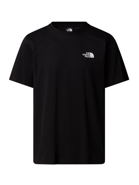 The North Face The North Face Tricou Vertical NF0A8EE7 Negru Regular Fit