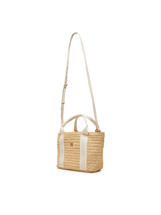 Tommy Hilfiger Tommy Hilfiger Borsetta Th Spring Logo Mini Tote AW0AW17199 Beige